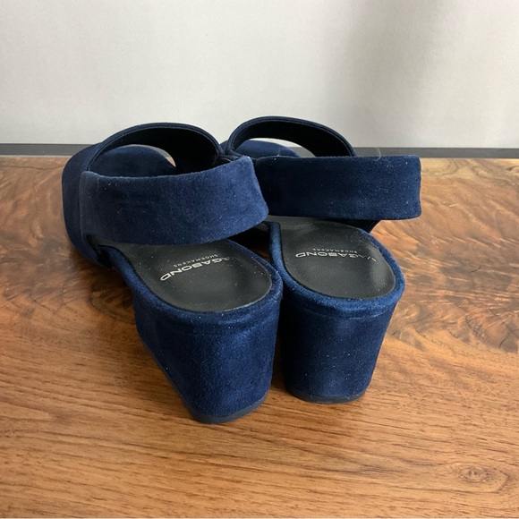 Vagabond Elena Blue Suede Leather Shoes, New in Box, EU Size 37 - Picture 4 of 6